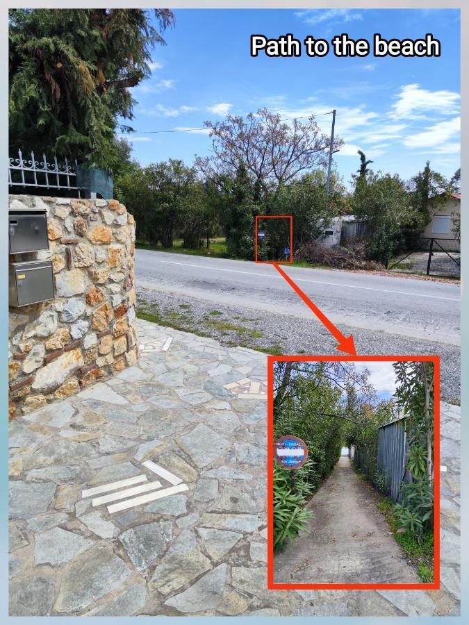 אמרינתוס Seaside Villa Andronikos מראה חיצוני תמונה